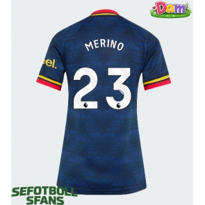 Arsenal Mikel Merino #23 Bortatröja Kvinnor 2026-27 Kortärmad
